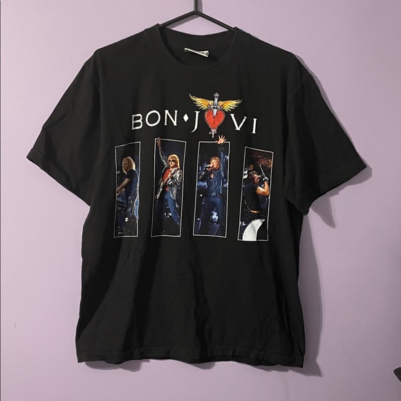The Roxx Other - Bon Jovi Black Graphic Concert T-Shirt